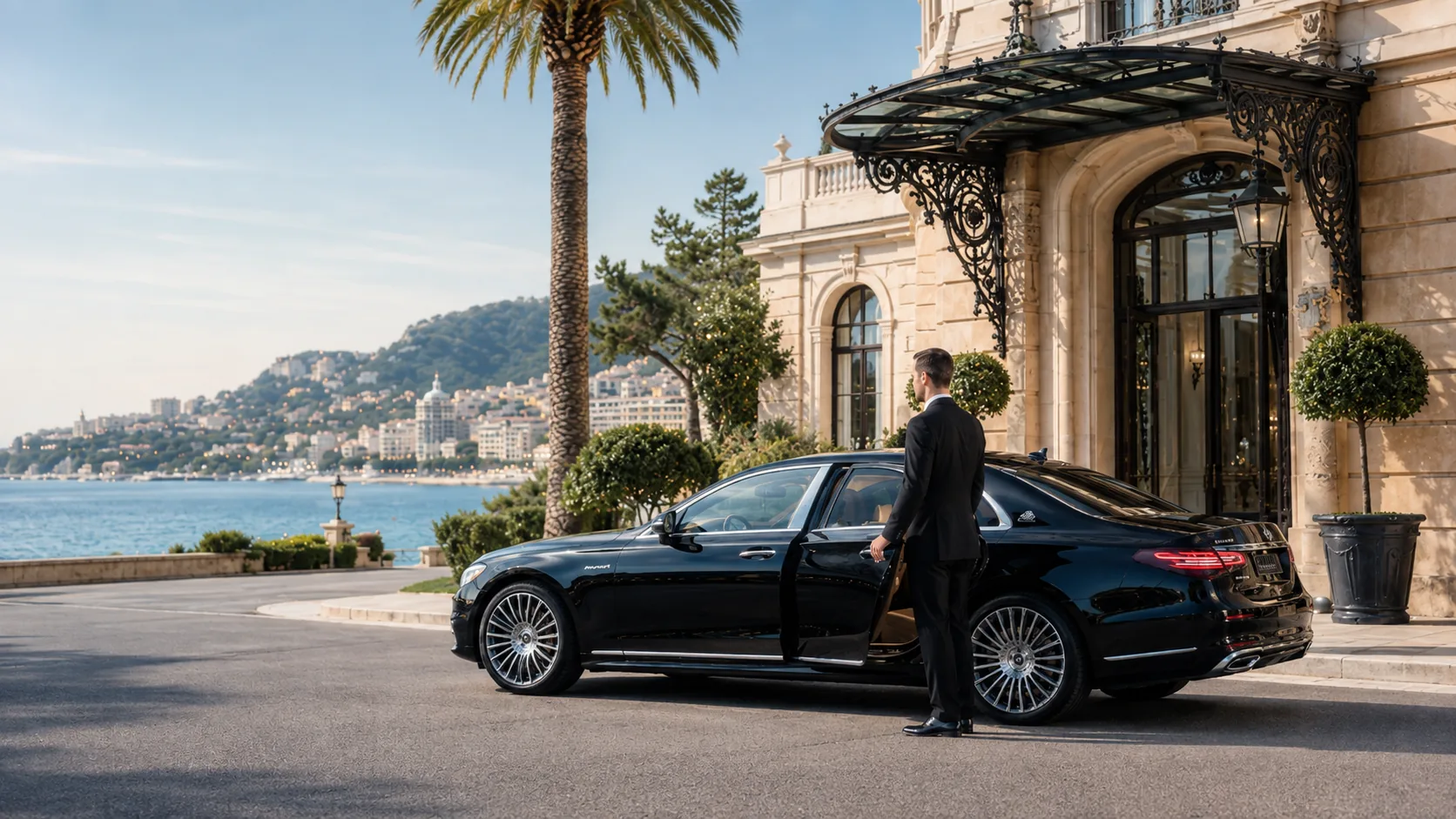 Chauffeur privé Côte d'Azur Mercedes · Saint-Tropez, Cannes, Nice, Monaco